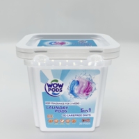 Nuevas cápsulas Detergente Cuentas de lavandería Detergente Jabón Aroma Naturaleza Detergente para ropa Vainas 5 en 1 Vainas de lavado