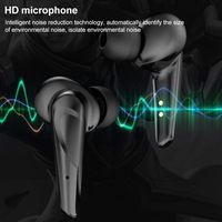 G11 earbud TWS Gaming dengan peredam bising latensi rendah Earphone Gaming dengan casing pengisi daya Headphone nirkabel TWS