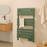 Radiateur Chauffe-Serviettes Électrique Mural en Aluminium, Vente Directe Usine, Livraison Rapide, CE IP24, Idéal Hôtels et Salles de Bain