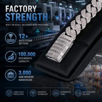 Bracelet jonc Miami Cuban 15 mm en laiton avec zircon cubique 5A, forme géométrique, unisexe, bijoux classiques de haute qualité, chaîne à maillons cubains