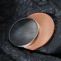 Pièces en acier inoxydable vierge de taille personnalisée 30mm 40mm gravure Laser pièces souvenirs vierges