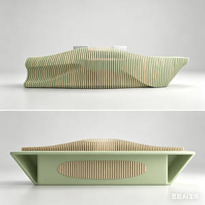 เคาน์เตอร์ต้อนรับสั่งทำพิเศษสำหรับพื้นที่ล็อบบี้รูปทรงพิเศษ - Product Image 3