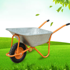 कृषि निर्माण स्थल व्हीलबारो परिवहन के लिए रेत और मिट्टी उद्यान 2 पहिया उपकरण गाड़ी - Product Image 4