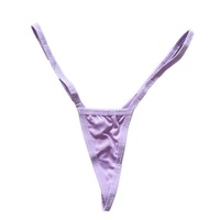 Vente en gros de mini strings personnalisés bon marché pour danseurs de scène avec dos triangulaire
