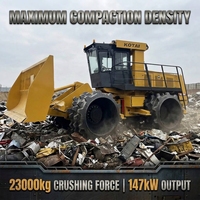 Compacteur de déchets pour déversements ordures SL23 de 23 tonnes, 200 CV, robuste, directement de l'usine