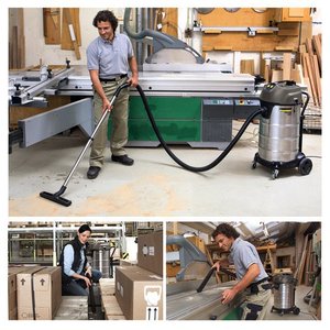 Karcher Wet Dry Vacuum Cleaner 1400W Stainless Steel For Commercial Use - Product Image 2