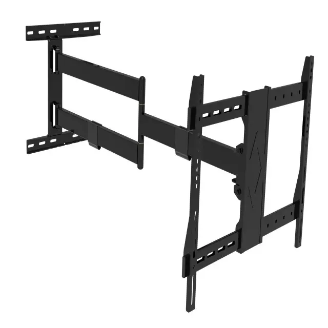 Jiesheng Customized Manufacturer Heavy Duty Full Motion TV Mount for 55-80inch Capacity Up to 40KGS Long Arm TV Wall Mount