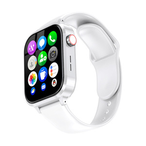 Montre connectée S97 5G avec écran IPS rectangulaire, compatible tous réseaux, appels vocaux, <span class=keywords><strong>QQ</strong></span>, <span class=keywords><strong>WeChat</strong></span>, appels vidéo, paiement, assistant IA, pour étudiants, bracelet en silicone - Product Image 3