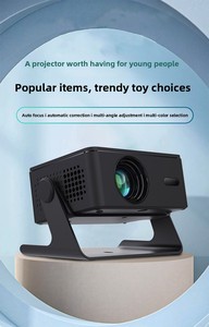 מקרן קולנוע ביתי נייד A32C עם אנדרואיד 13 עד 1080P, <span class=keywords><strong>WiFi</strong></span>, רמקולים מובנים ומסך LCD לבידור משפחתי - Product Image 5