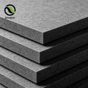 Panneau acoustique <span class=keywords><strong>en</strong></span> PET haute densité <span class=keywords><strong>QQ</strong></span> Industrial 2000g |   Personnalisé 1200g-2400g |   Panneau insonorisant ignifuge de 12 mm |   NRC 0.85+ - Product Image 1