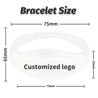 Bracelet LED sans fil Sincen à double bande, contrôle stable, portée 800m, pour interaction en concert, vente en gros