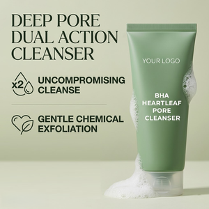 Gel Limpiador Profundo de Poros con Quercetinol y BHA, Limpiador Facial con Ácido Salicílico, Eliminación de Puntos Negros, Ácido Hialurónico, Doble Limpieza a Base de Plantas - Product Image 2