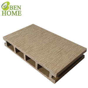 Bolardo de Madera Compuesta para Exteriores, para Caminos de Jardín y Aceras, Encastrable, Impermeable y con Recubrimiento UV, con Acabado de Grano de Madera 3D - Product Image 3