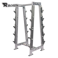 ROSEN Équipement de fitness commercial pour salle de sport, entraînement de force, squat, powerlifting, musculation, rack à barres pour l'entraînement avec poids