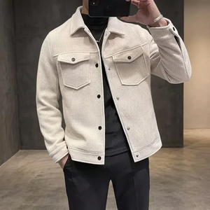 <b>Men's</b> Winter Autumn Corduroy <b>Jacket</b>-Luxury Retro Slim Fit for Business Office Use - Product Image 3