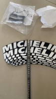 Autocollants 3D Stéréo en PVC pour Jantes de Voiture et Moto – Lettres Personnalisées pour Modification Décorative Transfrontalière