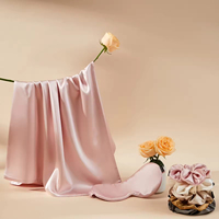 Ensemble de taies d'oreiller en soie 100% luxe avec couleur et taille personnalisables, design floral moderne pour la décoration de la maison, l'hôtel et le bureau