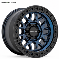 GREENLOOP 17x10J -12J Jante en aluminium forgée Beadlock à déport 30mm ET pour camion, 6x139.7 8x170, ET 35/40mm, 100mm pour la course de dragster