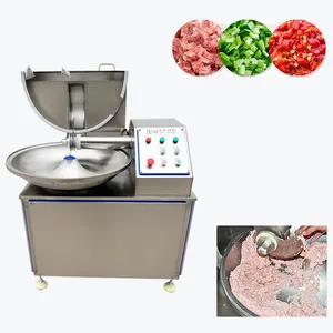 Electric Meat Bowl Cutter Vegetable chopping machine Cabbage meat peppers garlic Onions vegetables Bowl Chopper Cutter