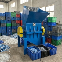 Broyeur de conteneurs en plastique, déchiqueteuse industrielle personnalisée pour fûts, seaux et conteneurs