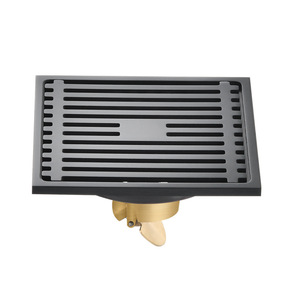 304 Stainless Steel Anti-odor <b>Brushed</b> Surface Deodorizing Filter Floor Drain Gun Gray All-Copper Core Bathroom Shower - Product Image 5