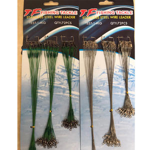 Connecteur de fil de pêche en acier inoxydable avec guide et émerillon, matériel de pêche 15-20-25 cm, ligne haute résistance anti-emmêlement - Product Image 2