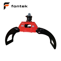 360 °   Grappin rotatif hydraulique à rotation continue pour l'exploitation forestière et la manutention du bois