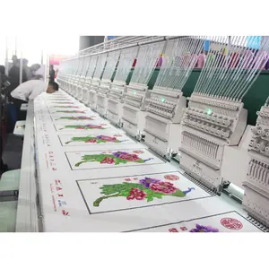 hefeng 20 needles flat embroidery machine more colorful for your products