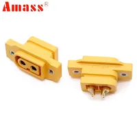 Connecteurs de batterie plaqués or Amass XT60 XT60NE-F XT60NE pour accessoires d'avion, de voiture et de bateau RC FPV