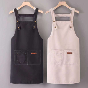 Tablier en coton personnalisé à la mode pour la cuisine, le chef, le barista, le barbecue, le bar, la coiffeuse, les femmes et les hommes - Product Image 2