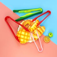 3 pinces à légumes réutilisables pour la cuisson des buffets pinces à pain en plastique de qualité alimentaire pince de cuisine pour sandwich pain salade