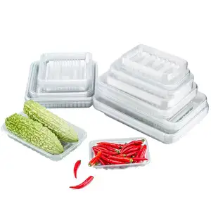 Wholesale Food Grade PP/PET Plastic Packaging Box Fruit Vegetable Tray