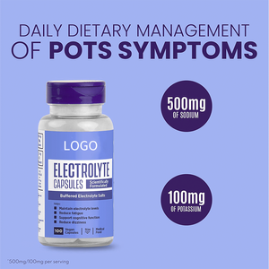 Capsules d'électrolytes Vitassium : Améliorent l'immunité, végétaliennes, riches en sodium (500 mg <span class=keywords><strong>de</strong></span> sodium, 100 mg <span class=keywords><strong>de</strong></span> <span class=keywords><strong>potassium</strong></span>) - Product Image 3