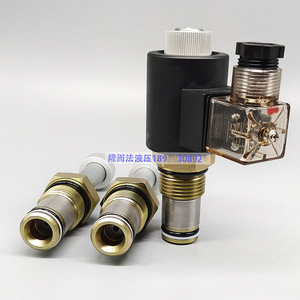 โซลินอยด์วาล์ว Longerfa LSV12-21 24V DC 10-50 บาร์ วาล์วควบคุมทิศทางน้ำมันไฮดรอลิกแบบสองทาง - Product Image 2