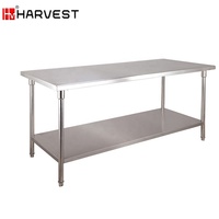 Fournisseur d'équipements de cuisine pour hôtels, table de travail en acier inoxydable