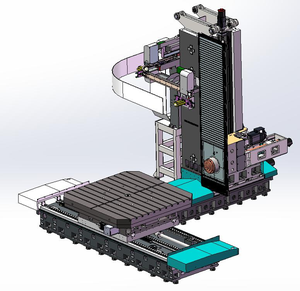 Macchina Industriale per Foratura WHS-130/25T, <span class=keywords><strong>Centro</strong></span> di Foratura e Fresatura Orizzontale CNC per Taglio Pesante e Parti di Grandi Dimensioni - Product Image 2