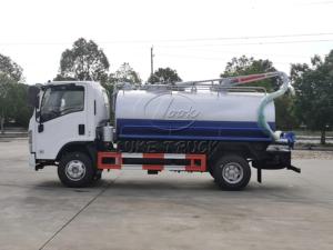 Isuzu KV600 4X2 150HP Diesel Manual Transmission Sewer Cleaning Sewage <b>Suction</b> Vacuum <b>Pump</b> Truck 5000 Liters Septic Tank Truck - Product Image 2