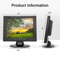 Oem layar kecil layar Lcd Led, Monitor kecil komputer Desktop 4:3 10 inci 10.4 inci