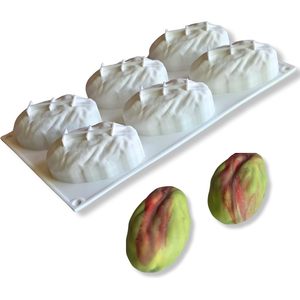 Moule à gâteau aux pistaches UNIMOULD, 100% silicone alimentaire, moule à chocolat blanc, moule à fondant, résistant au four et au lave-vaisselle, pour la décoration - Product Image 1