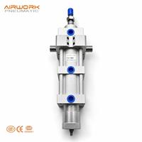 AIRWORK NNFA063/0030/0030TC(S) Cilindro Neumático de Pistón de 3 Posiciones, Especial para Máquinas Ensacadoras de Cemento en Plantas de Cemento
