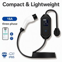 AC EV-Ladegerät Tragbar 7kW 11kW 22kW Typ1 Typ2 J1772 NACS GBT CCS1 CCS2 Smart APP WiFi Timer IP65 Auto Heim Reise Anpassbar