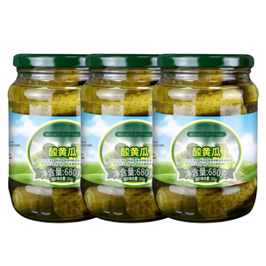 Concombres marinés <span class=keywords><strong>lacto</strong></span>-fermentés Live Culture-Dernière tendance en matière d'alimentation saine | Riche en probiotiques | Qualité d'exportation garantie - Product Image 1