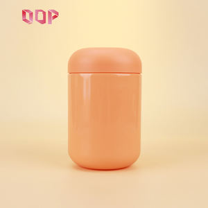 Bocaux en plastique PET de qualité alimentaire de 750 ml, forme cylindrique, pour le stockage du thé aux fleurs, emballage en plastique avec couvercles à vis - Product Image 3