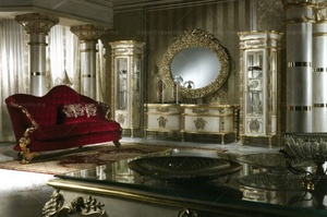 Ensemble de canapés meubles <span class=keywords><strong>France</strong></span> canapés de salon italiens de luxe canapés de salon en velours couleur rouge - Product Image 2