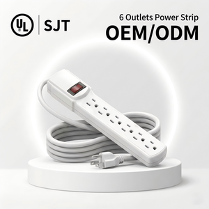 <span class=keywords><strong>Multiprise</strong></span> anti-surtension Linsheng, 6 prises, 800J, homologuée UL, <span class=keywords><strong>disjoncteur</strong></span> domestique USA - Product Image 1