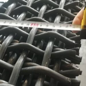 Wholesale 45# 65mn Steel Crimped <strong>Wire</strong> Mesh Screen Sand Gravel Mine Sieve Crusher Woven Hooked Vibrating Screen Mesh Casting - Product Image 4