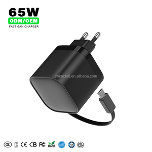 2025 65W pieghevole GaN <span class=keywords><strong>2</strong></span> caricatore veloce adattatore da parete portatile retrattile cavo di ricarica magnetico <span class=keywords><strong>3</strong></span> in 1 tipo-C elettrico - Product Image 4