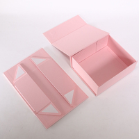 Conception personnalisée pliante papier carton cosmétique noël cadeau boîtes emballage en gros