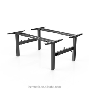 Back to Back Office regolabile in altezza Stand up scrivania montaggio rapido quattro gambe scrivania in piedi - Product Image 4