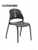 Chaise en plastique moderne, portable, pour mariage, événement, fête, chaise de salle à manger robuste et colorée en PP, pour la location